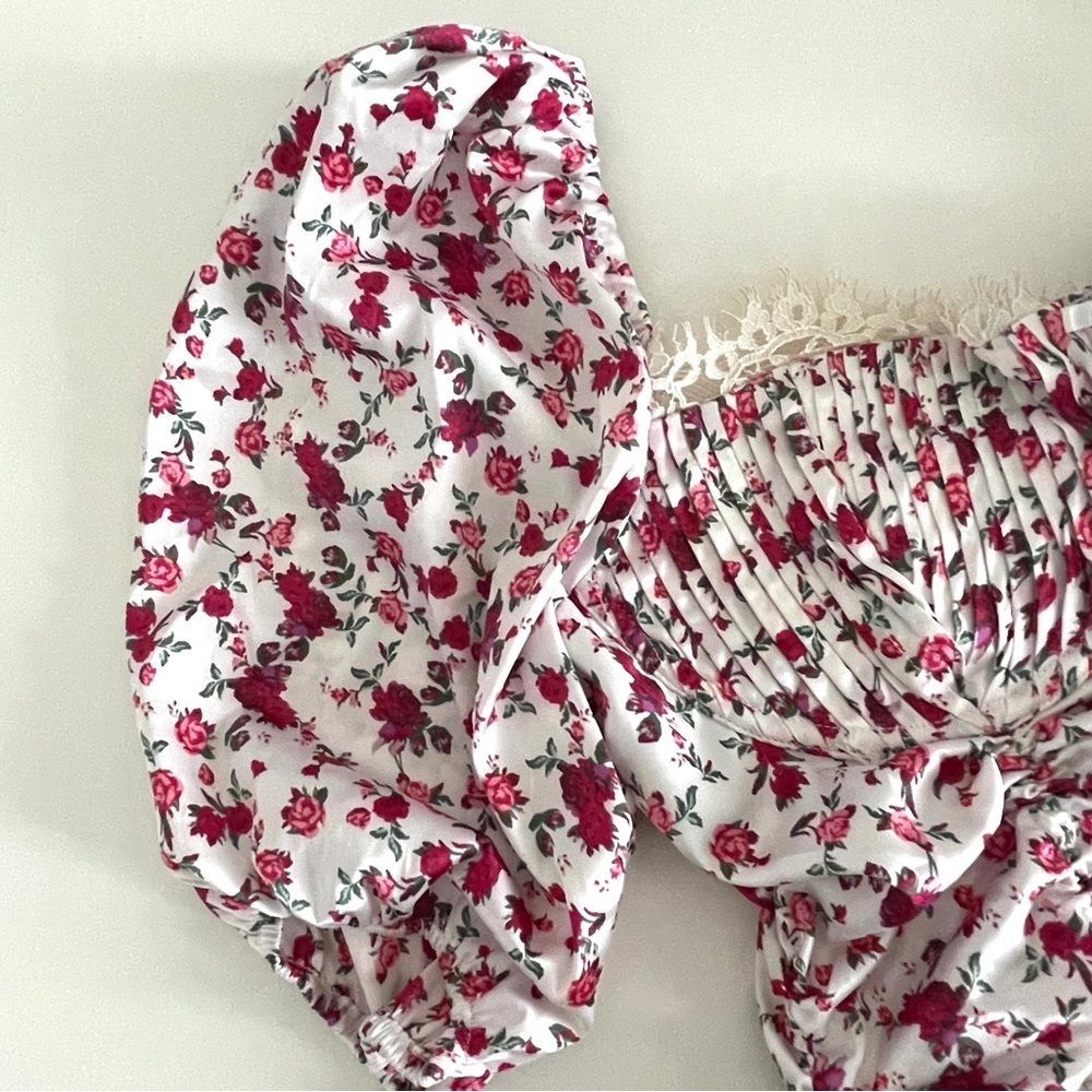For Love & Lemons X Victoria Secret Melrose Floral Mini Dress - Picture 7 of 15